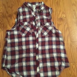 Plaid Lightweight Vest